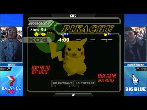 NGPU 24 SSBM - Bugatti (Falco, Ganon) vs. The Vacuum Cleaner (Pikachu) - Melee WR2