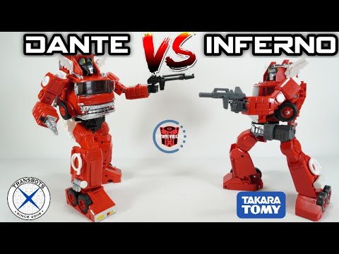 Comparison: X-Transbots MX-5 Dante VS Takara Tomy MP-33 Inferno