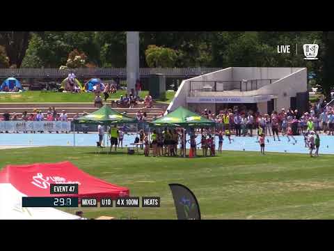 MIXED U09 4X100M HEAT 1 - 2017 SUBWAY STATE RELAY CHAMPIONSHIPS // LAVicTV