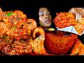 KING CRAB SEAFOOD BOIL MUKBANG SEAFOOD MUKBANG DESHELLED LOBSTER SEAFOOD BOIL ASMR EATING