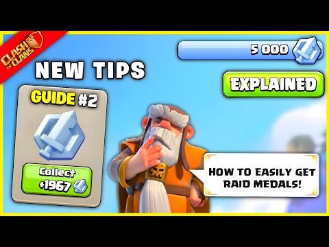 How to Collect More Raid Medals - New Tips 🤫 Explained in Clash of Clans .....COC