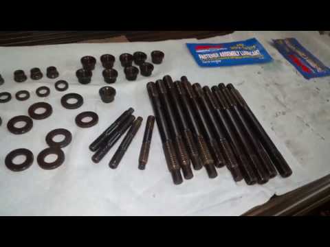 Installing Heads, ARP Head Studs & SCE Header Gaskets. Boosted C6 Build. Part 25.
