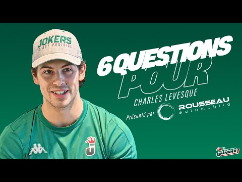 6 QUESTION POUR... CHARLES LEVESQUE
