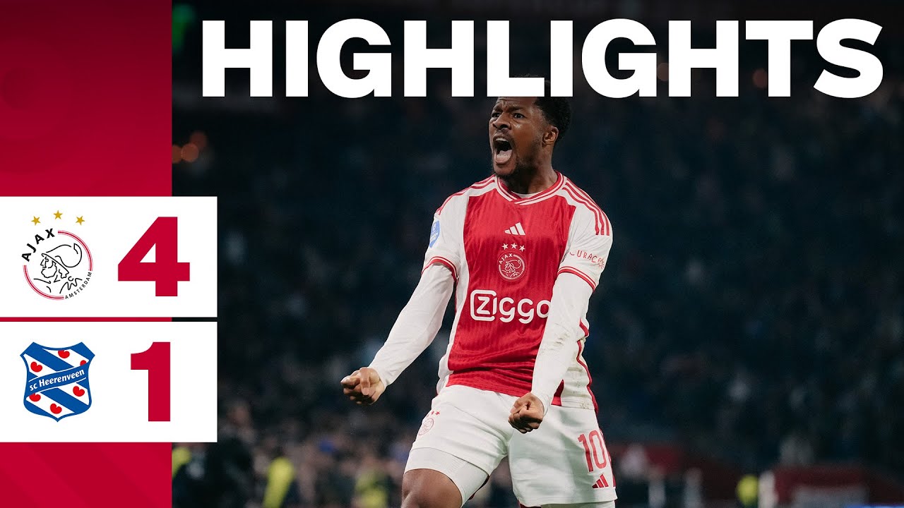 Ajax vs SC Heerenveen highlights