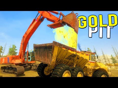 NEW GOLD MINING PIT! DIGGING DEEP FOR THE MOST GOLD - Gold Rush Full Release Gameplay