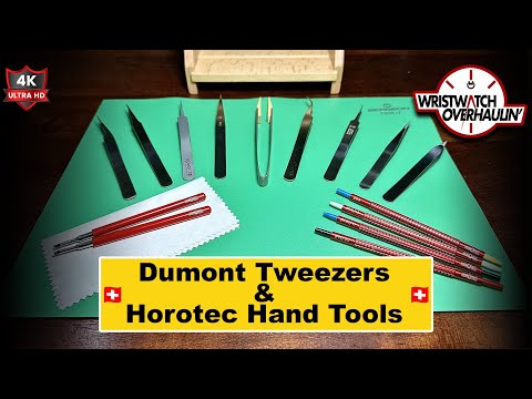 DUMONT Tweezers & HOROTEC Hand Tools - The 🇨🇭Watchmaking Tools To Start My Horology Journey - 4K