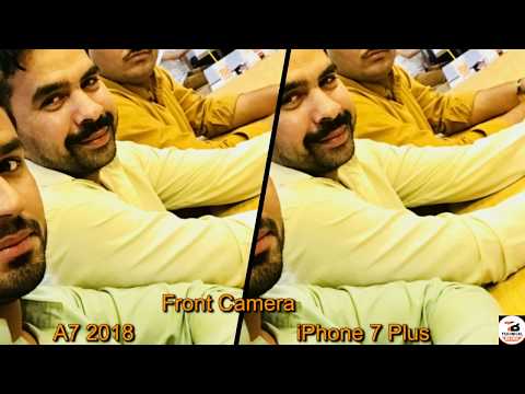 Samsung A7 2018 Vs iPhone 7Plus -- Camera Test Comparision!!
