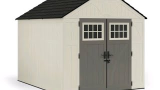 The best Vinyl Shed!             Suncast Tremont shed review from menards.