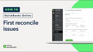How to fix your beginning balance during your first reconcile in QuickBooks Online