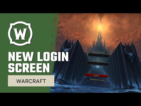Shadowlands Login Screen Music and Animation | WoW Patch 9.0 | World of Warcraft
