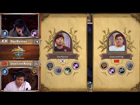 HCT Fall Championship: GoeLionKing vs DacRyvius - 2018 | Day 3 Group A