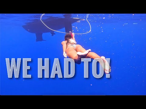 Atlantic Crossing Part 3: WATCHING OUR BOAT SAIL AWAY in the MIDDLE OF THE OCEAN…Ep 91