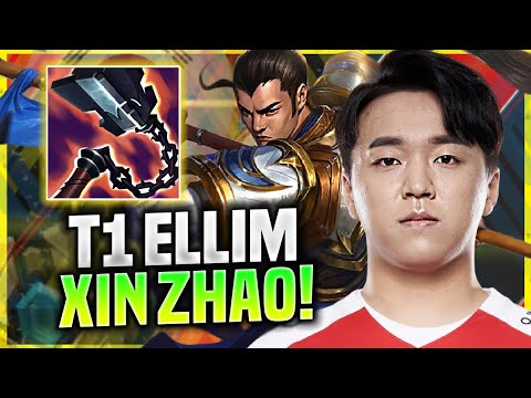 ELLIM PLAYS NEW XIN ZHAO MINI REWORK! - T1 Ellim Plays Xin Zhao Jungle vs Lee Sin! | Season 11