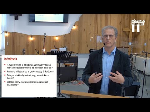 2021.01.17. Heizer Tamás - Ha meg akarod őrizni a hited, tanulj meg kételkedni!