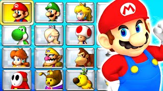 Mario Kart 7 - All Characters Unlocked