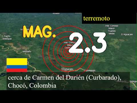 😱🚨  Terremoto cerca de Carmen del Darién (Curbarado), Chocó, Colombia actualizaciones en vivo hoy: T