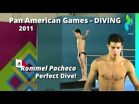 2011 Rommel Pacheco Mexico Diving - PERFECT DIVE - Pan American Games 307c 10s