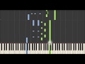 Yann Tiersen & Shannon Wright - Dragon Fly (Synthesia Tutorial)