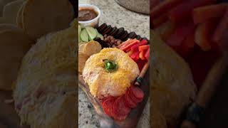 Jack-o'-Lantern Cheese Ball