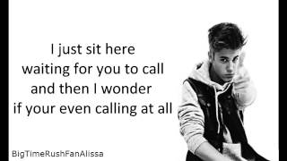 Justin Bieber - Can&#39;t Live Without You (Lyrics)