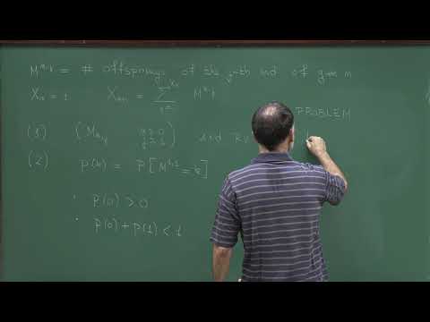 Master Program: Probability Theory - Lecture 3C: The Galton-Watson branching process.