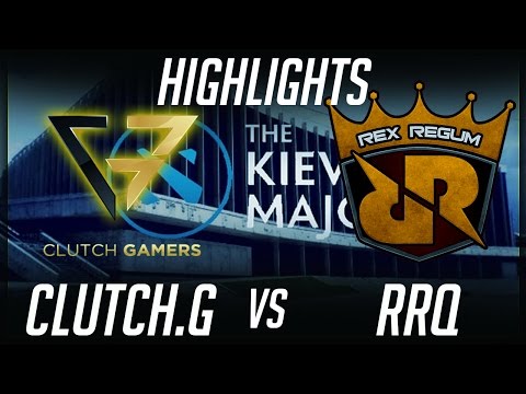 Clutch vs RRQ The Kiev Major 2017 SEA Highlights Dota 2