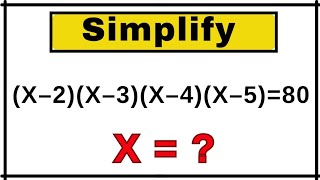 Nice Algebra Simplification Problem | Olympiad Math Question