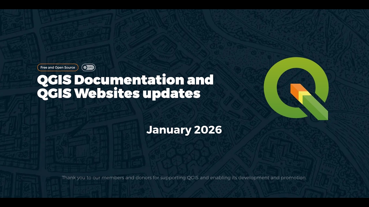 QGIS Documentation and Websites updates - January 2026