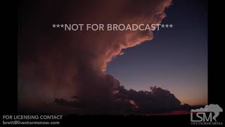 08-19-2019 Pana, IL - Sunset storm timelapse