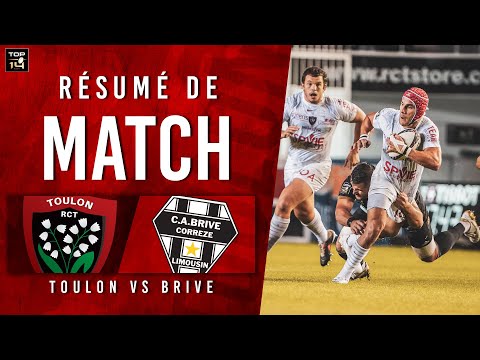 Résumé Toulon/Brive TOP14 J6