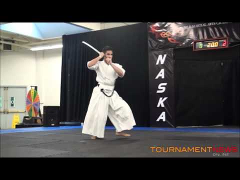 Logan Verzosa Traditional Weapons Runoffs at New England Open 2012