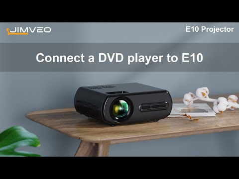 E10 Connect a DVD player to the projector