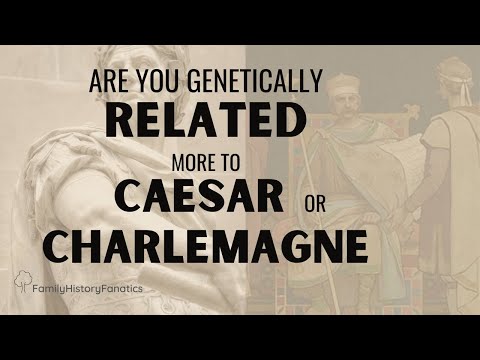 Are You Genetically MORE Related to Charlemagne or Caesar?