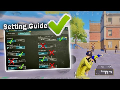 Best Important Settings Guide in Update 2.5  ✅| PUBG MOBILE