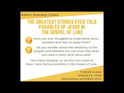 Parables of Jesus Weeks 3 & 4