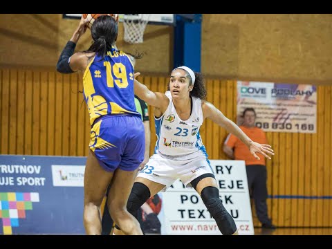 BAILEE COTTON 18pts/ 13reb/ 30EFF - BK Lokomotiva Trutnov vs BLK Slavia Praha