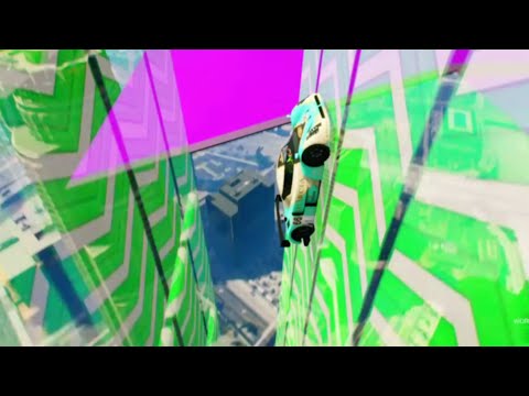 GTA 5 Crazy Boost Levitation and Upside Down Tube Looping Cunning Stunts DLC Race