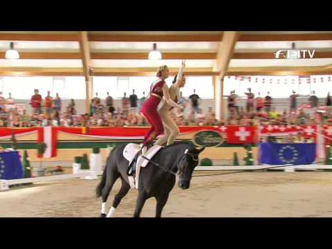 FEI European Vaulting Championships 2013 - Senior Pas de Deux -  Top 3