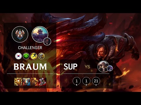 Braum Support vs Sett - KR Challenger Patch 10.24