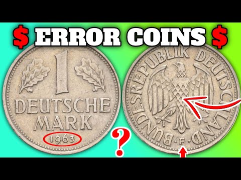 Deutsche Mark Coin Value - 1 Deutsche Mark 1963 Coin Worth TX