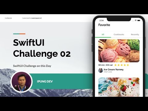 SwiftUI Complex UI Design to Code from Random Design (Snap Food)  Challenge 02