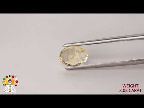 Yellow Sapphire 3.05ct. (Super Premium) video
