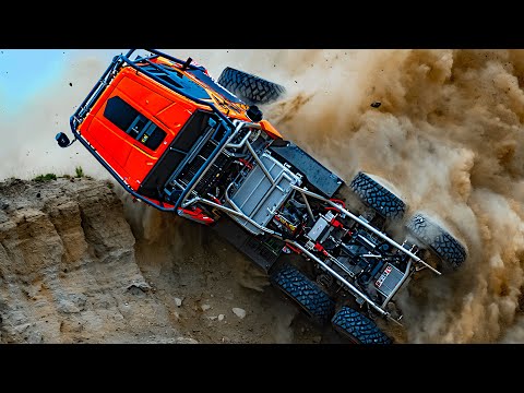 Trial-Truck Launches Over A Cliff! 😱🚛 | Impossible Hills, Deep Mud & Rock-Crawling Monsters