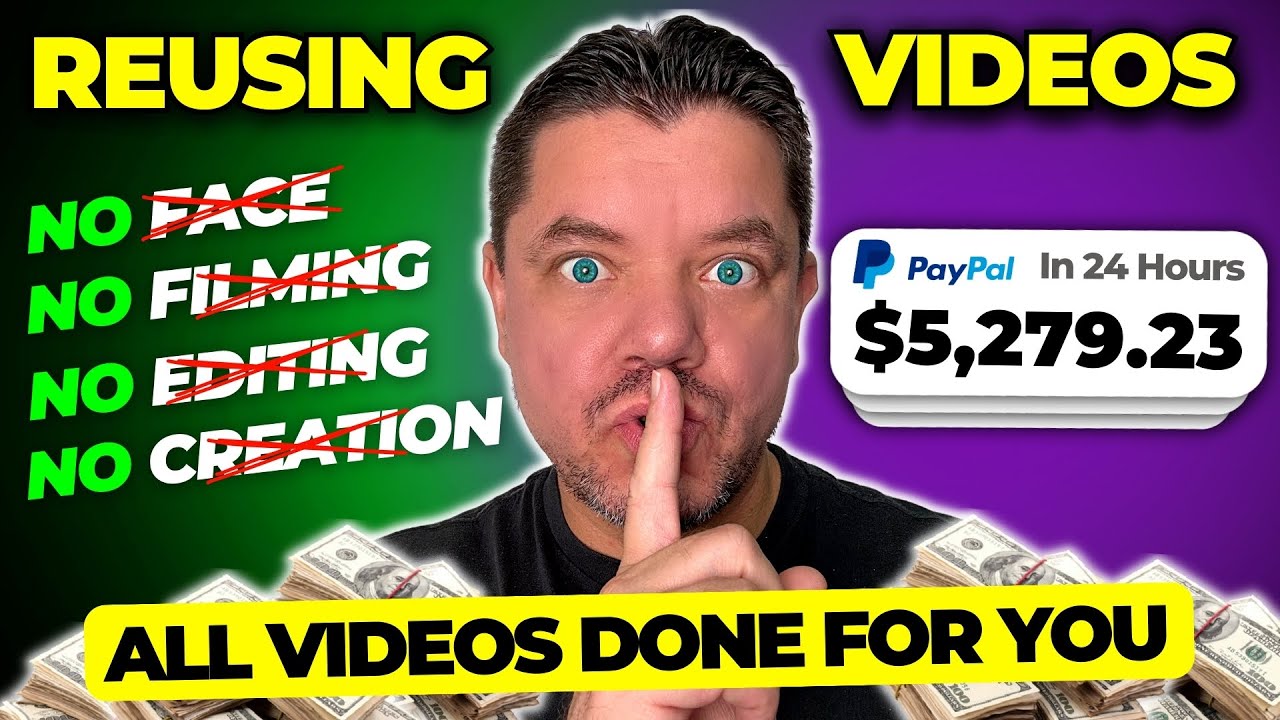 Easiest Way to Make Money Online Reusing Videos (No Filming Needed)