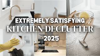 Extreme Kitchen Declutter for 2025 | Deep Cleaning Motivation for Minimalism as a Mom