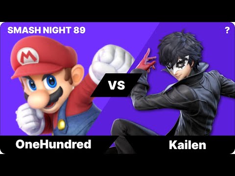 4o4 Smash 89 - OneHundred(Mario) vs Kalen(Joker)