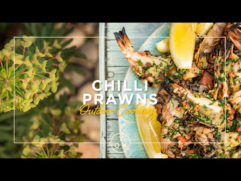 BBQ Chilli and Lime Prawns: Outdoor Cooking with Tom Kerridge and Big Green Egg