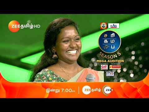 Saregamapa Seniors Season 5 Mega Audition | Today at 7 PM | Promo | Zee Tamil
