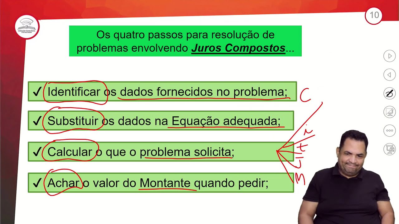 18.1 - MATEMÁTICA FINANCEIRA III - JUROS COMPOSTOS - MATEMÁTICA - 2º ANO E.M - AULA 18.1/2024