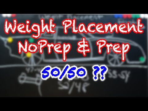 Weight Placement Drag Racing NoPrep and Prep